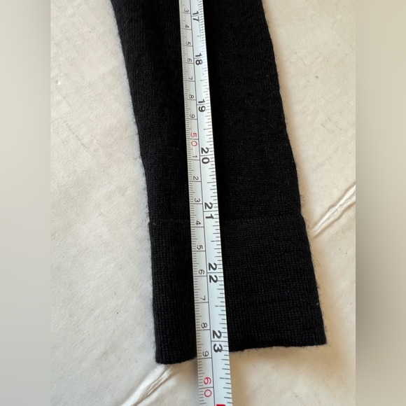 J. Crew Sequin Full Zip Cardigan Womens XS Extra Small Black Merino Wool - Picture 7 of 7